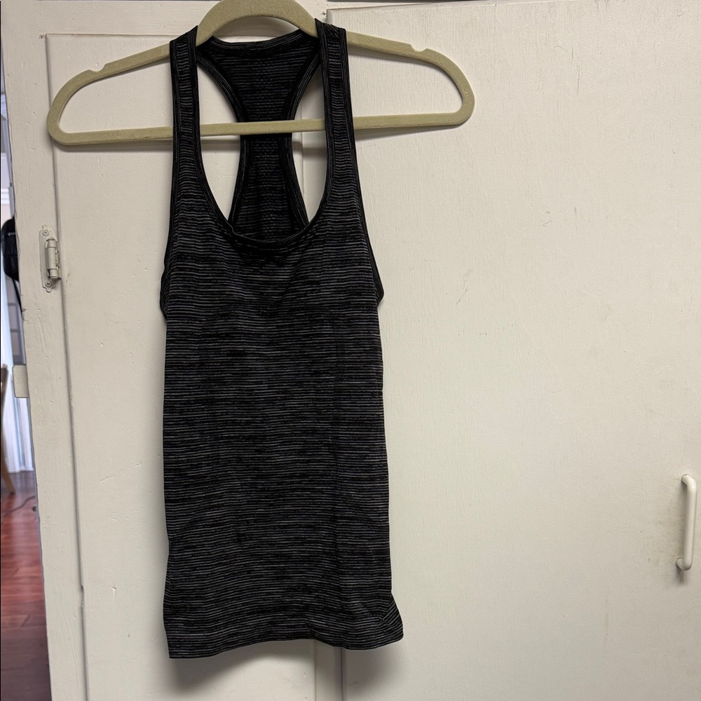 Women’s peloton lululemon Black Space-Dye Racerback Tank Top